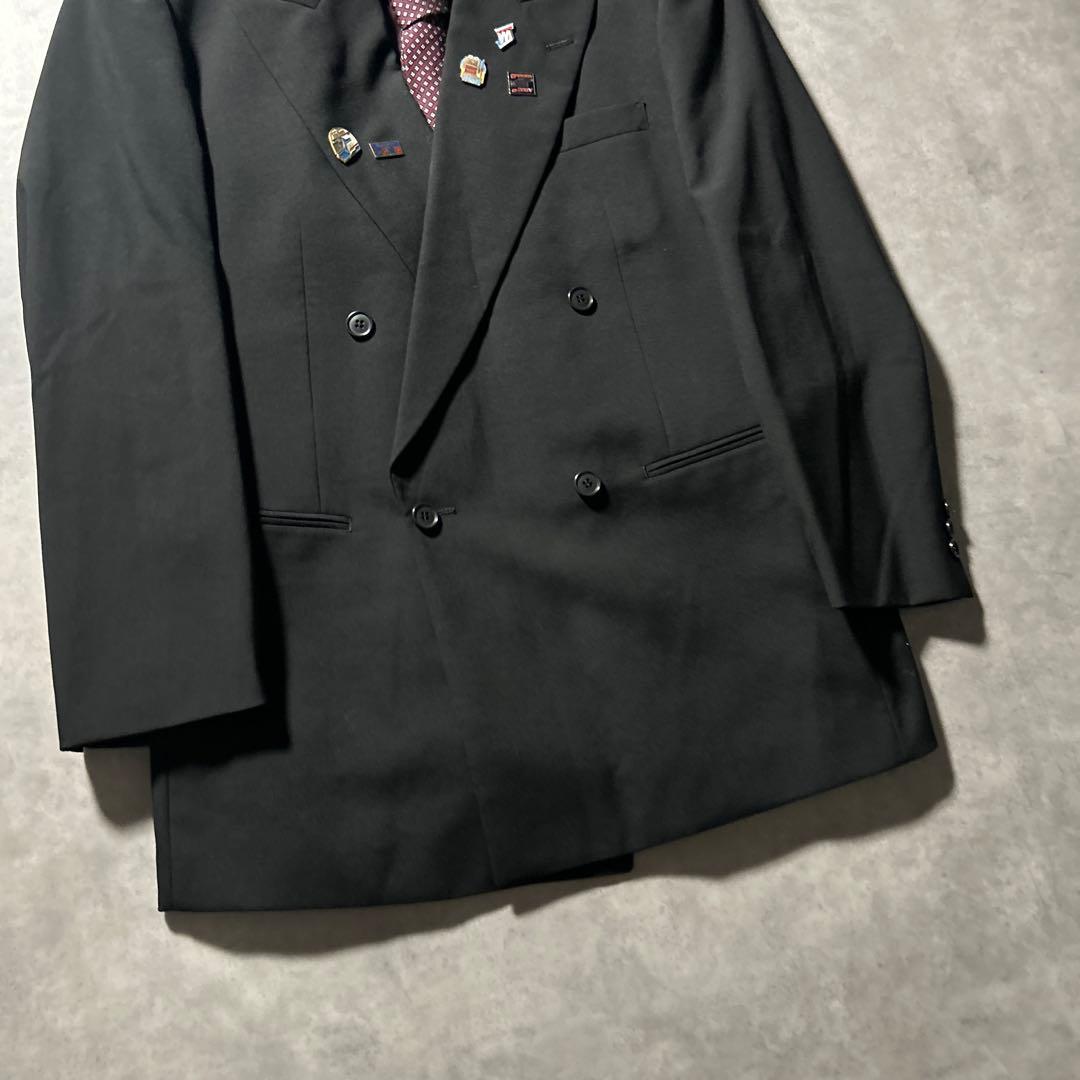 （NA）ヴィンテージ ダブル セットアップ シャツ ネクタイ ピンバッチセット