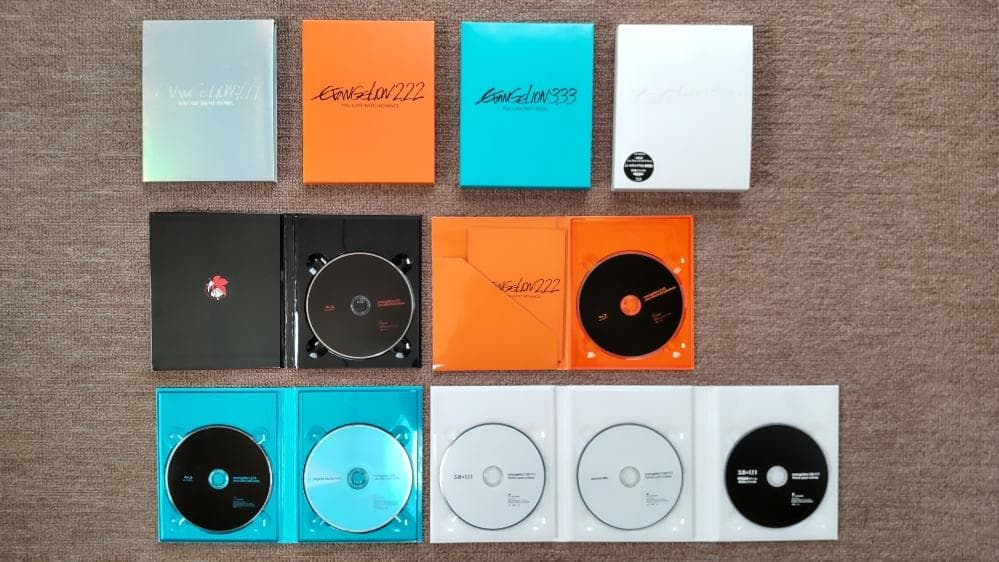 エヴァンゲリオン新劇場版　Blu-ray　全作品４セット