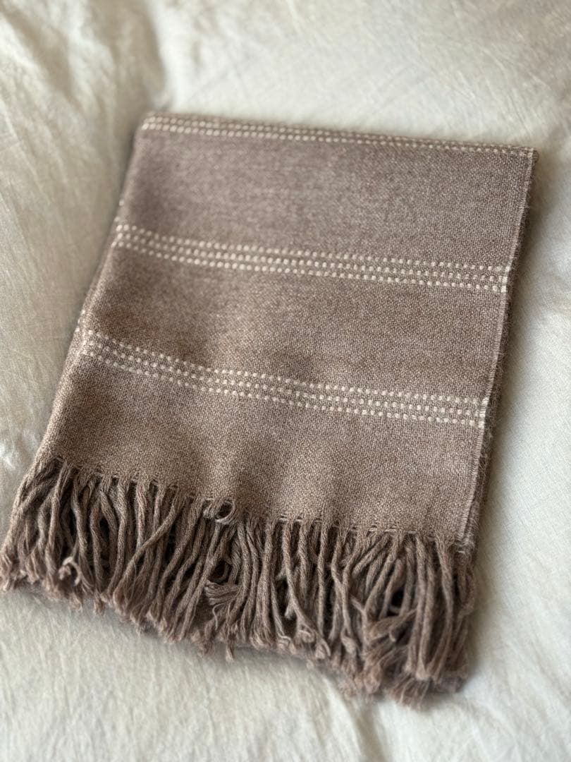 【最終価格】ザ・イノウエブラザーズ ファイネストアルパカスカーフ 大判