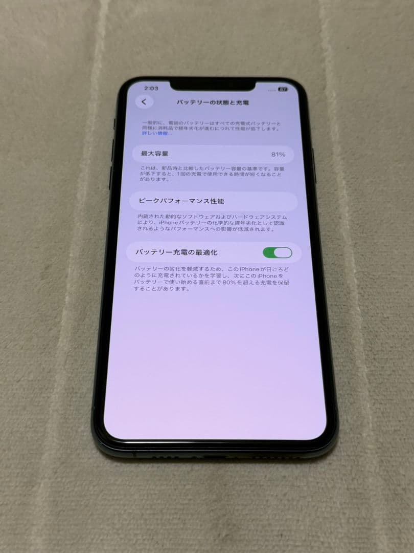 iPhone11 Pro Max 256GB SIMフリー