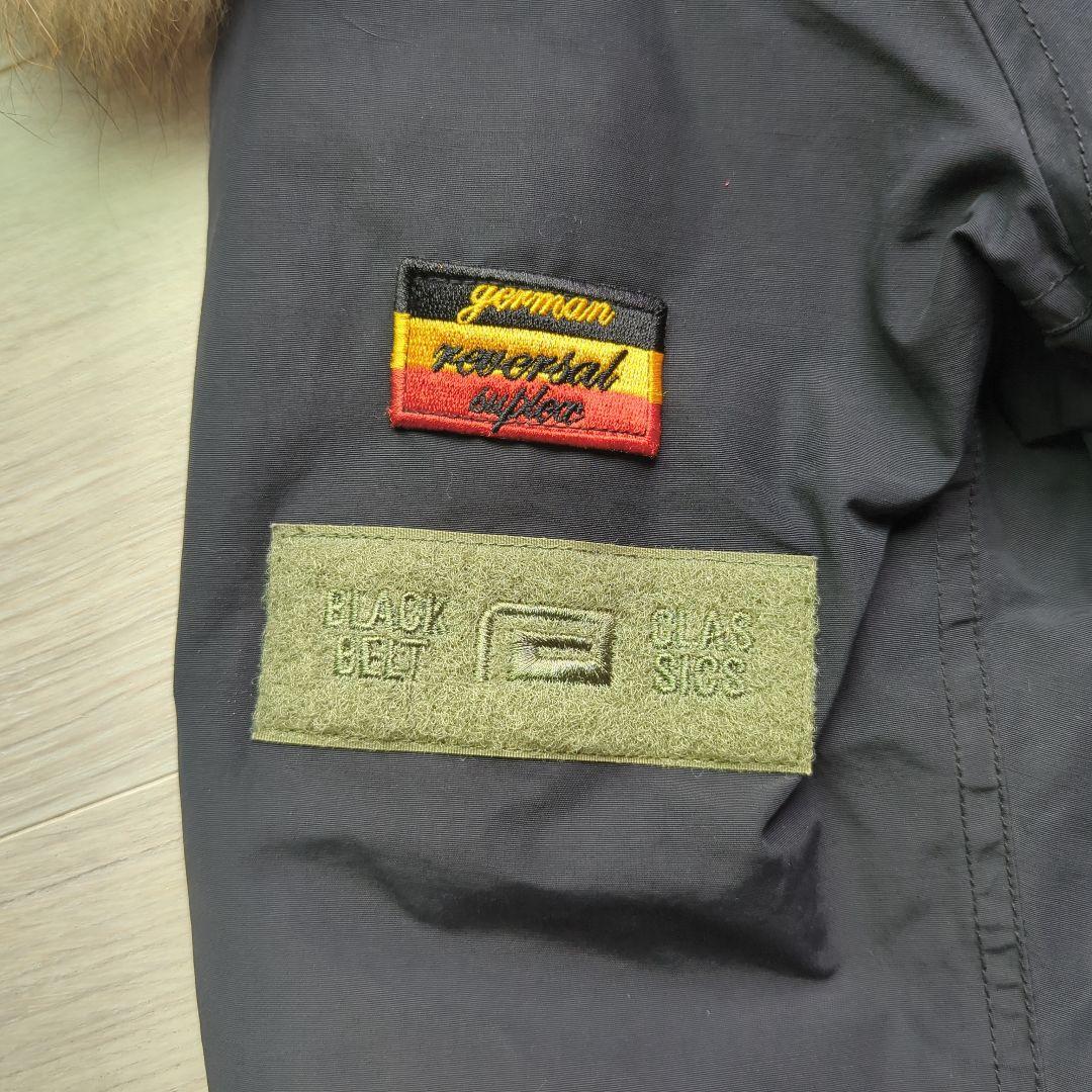 rvddw N3B風取り外可能ファー付きコート L