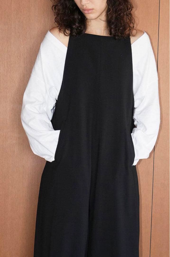 CLANE クラネ　COCOON SALOPETTE PANTSサロペット