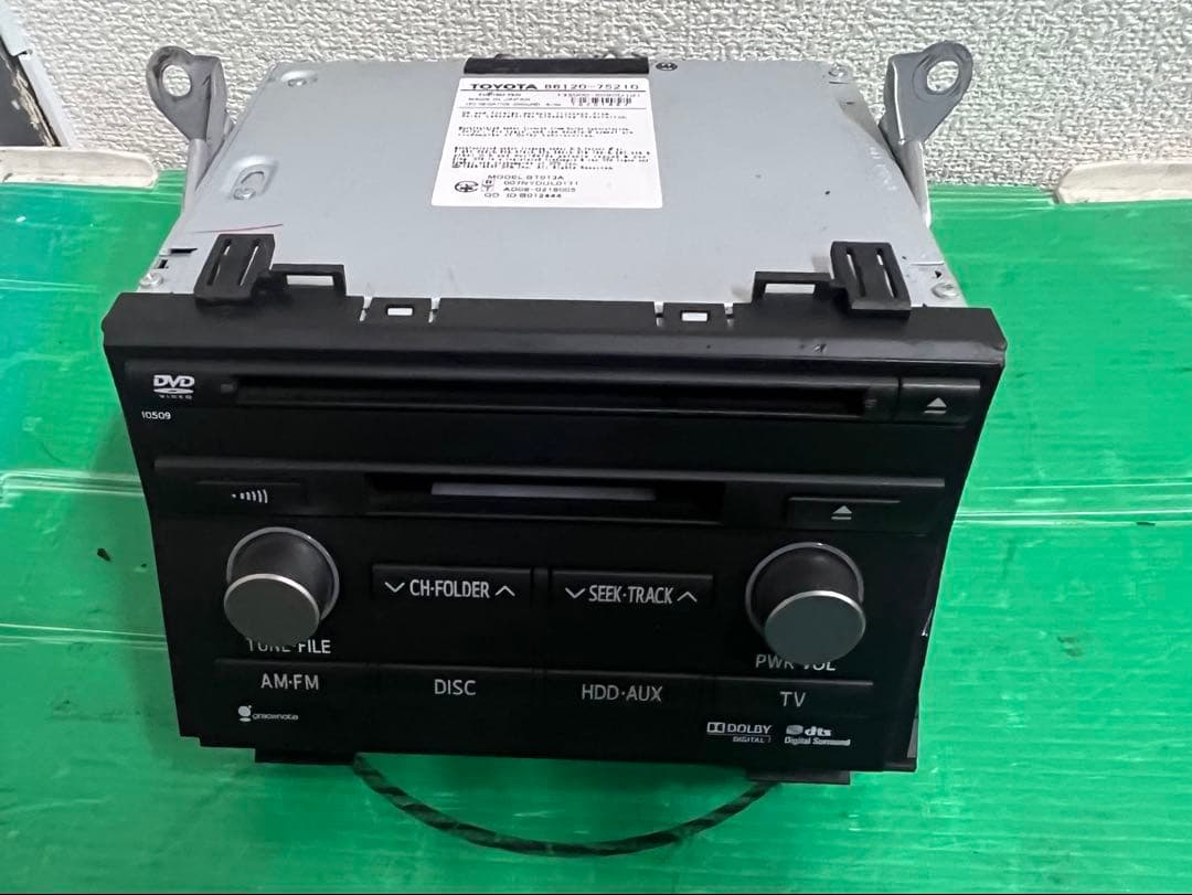 トヨタ　SAIカーナビ本体 エアコンパネル付き　動作確認済み