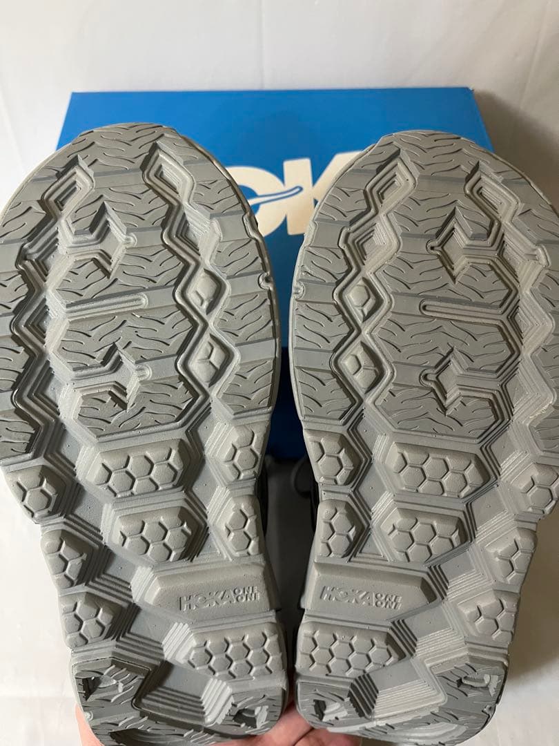 ホカ　クリフトンＬスエード　ライムストーン　グレー　24 cm