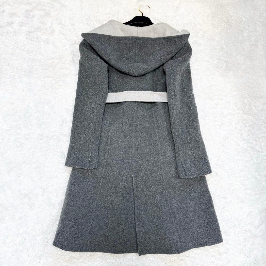 【美品✨】ルネ　コート　リバーコート　羽織り　アウター　バイカラー　34