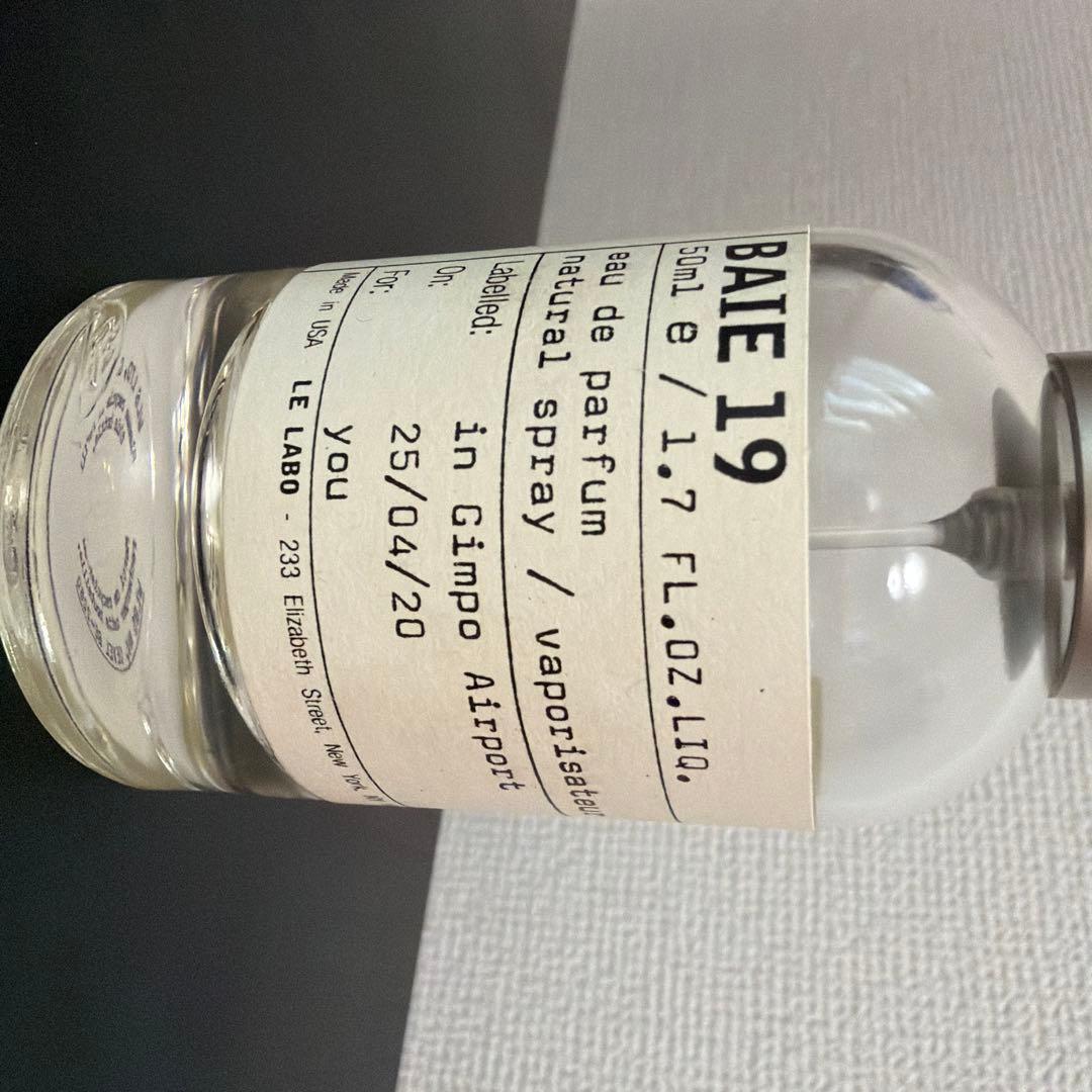夏*み様 LE LABO BAIE19 オードパルファム 50ml