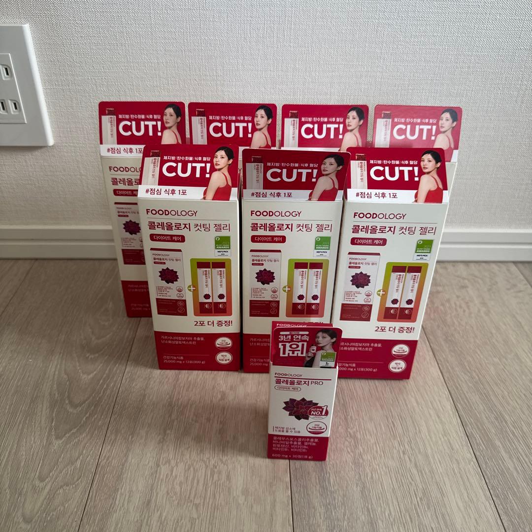 FOODOLOGY コレオロジー ゼリー12本7箱＋コレオロジー 錠剤30錠1箱