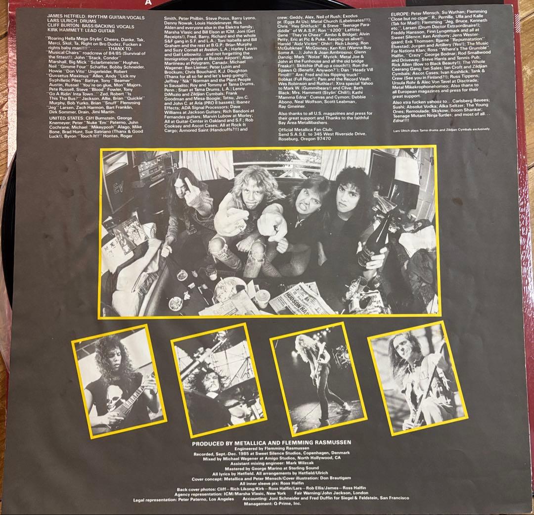 メタリカ メタルマスター レコード 帯付き