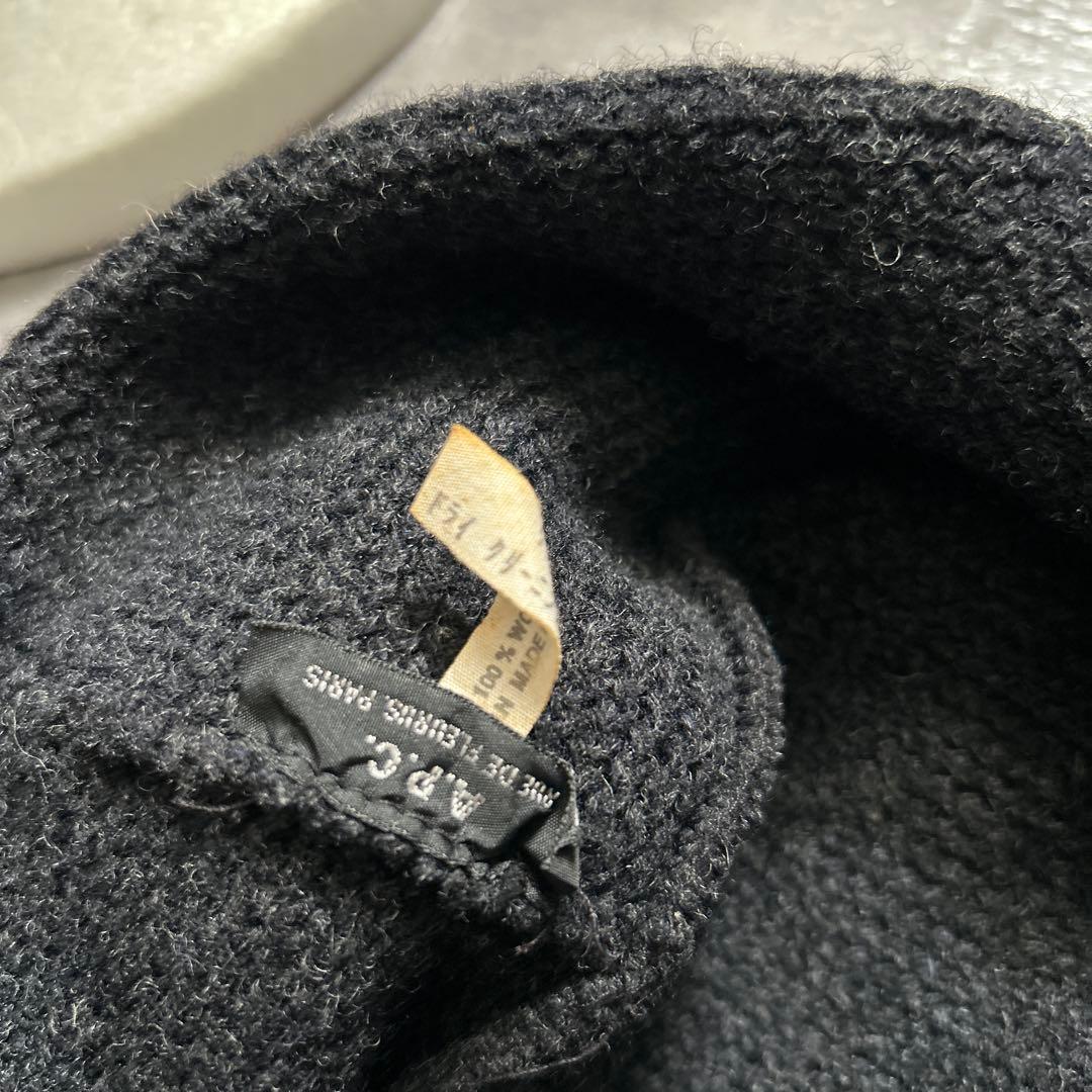 A.P.C.アーペーセー90sヴィンテージニット帽子スコットランド製