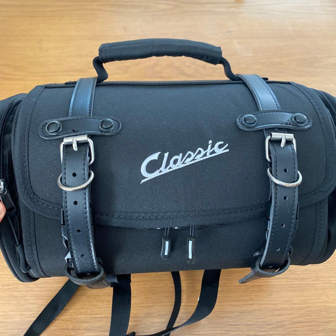 バイク用キャリア ブラック 中型サイドバッグ