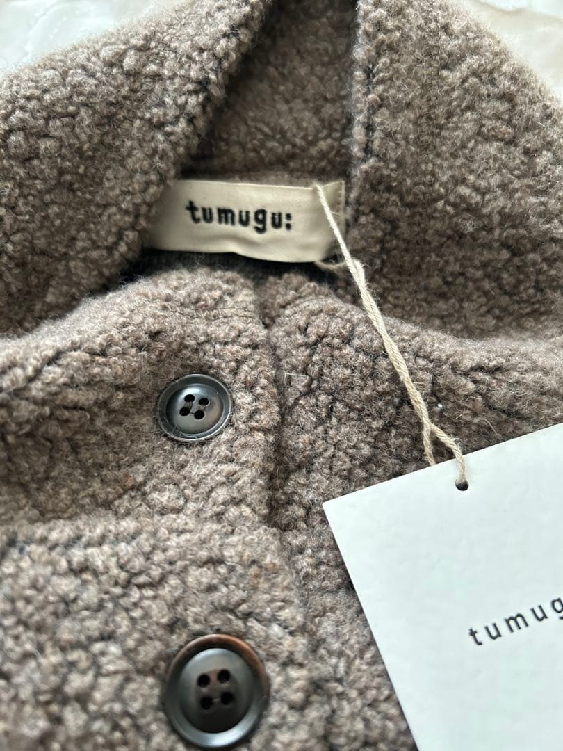 tumugu ツムグシープパイルウールベスト