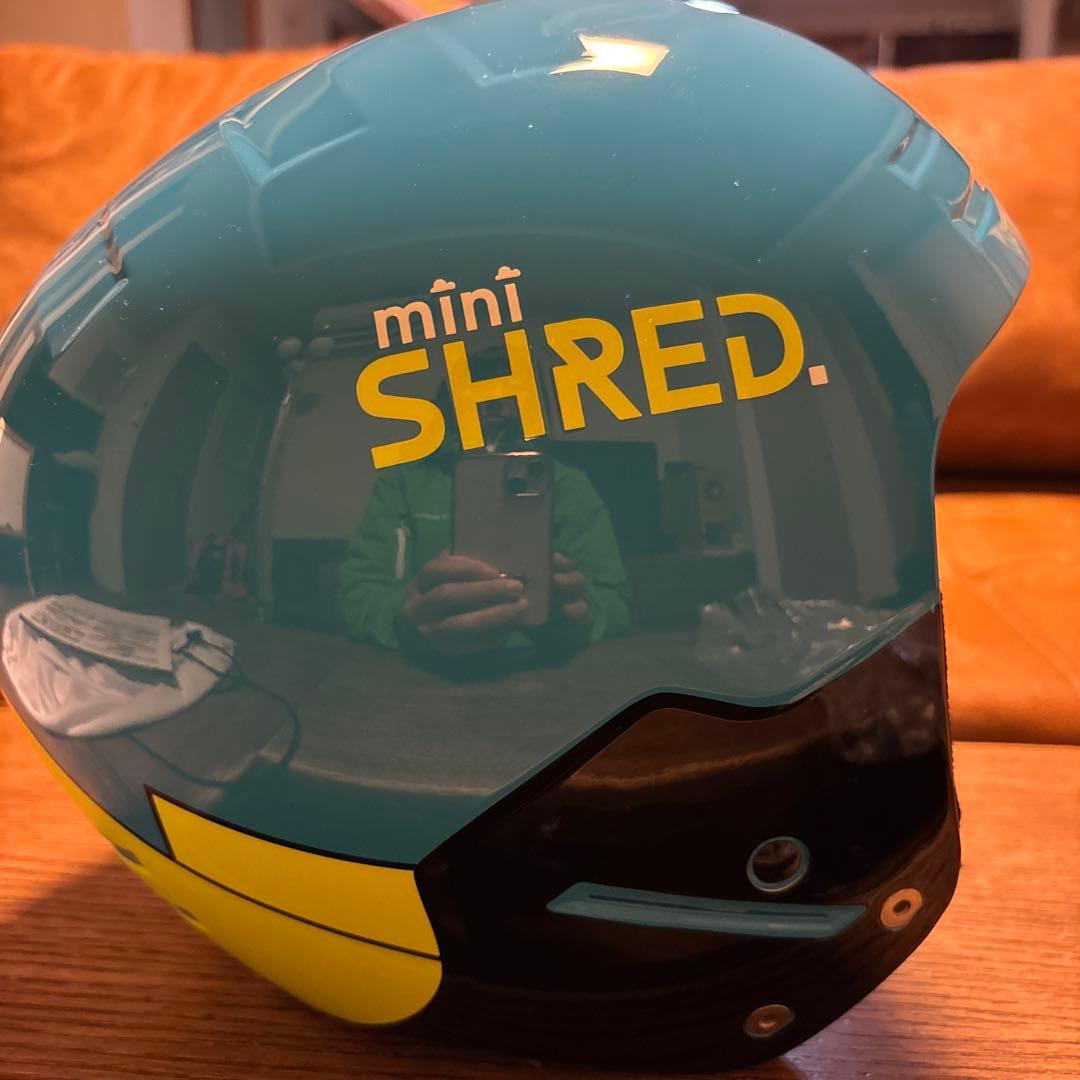 mini SHRED. ヘルメット 青