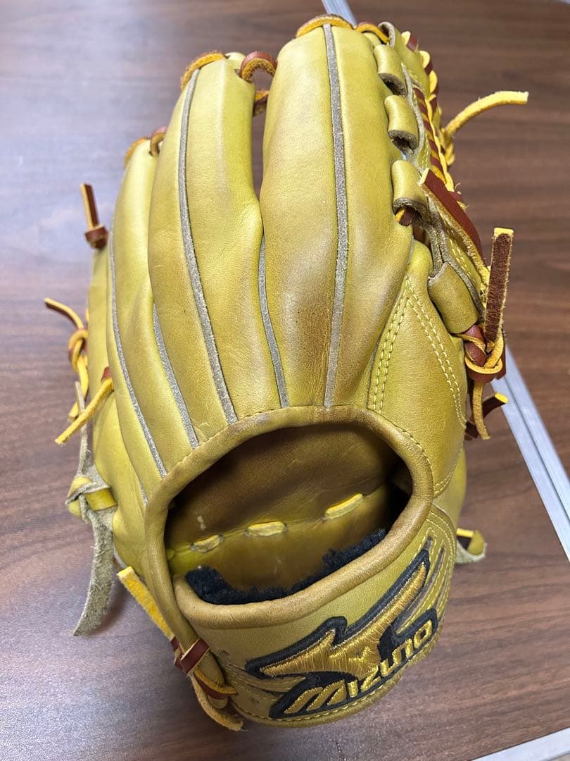 ミズノプロORDER 軟式グローブ イエロー