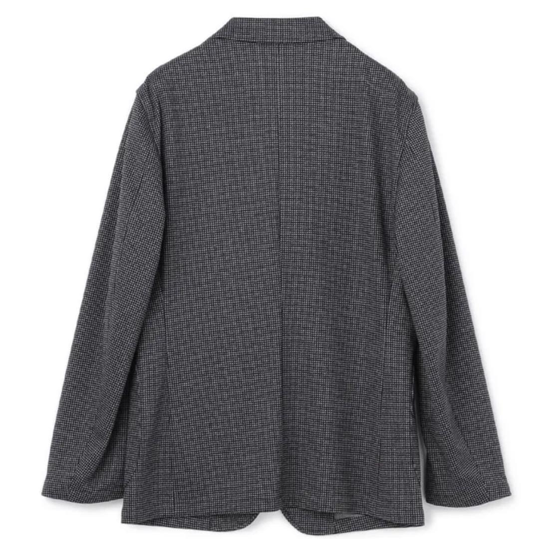 【未使用タグ付】パジャマスーツプリントジャージセット 千鳥格子 グレーゆったりL