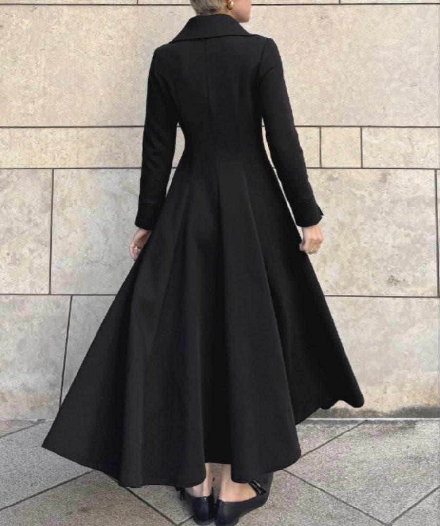 JENNE フレアカットワンピース ブラック M