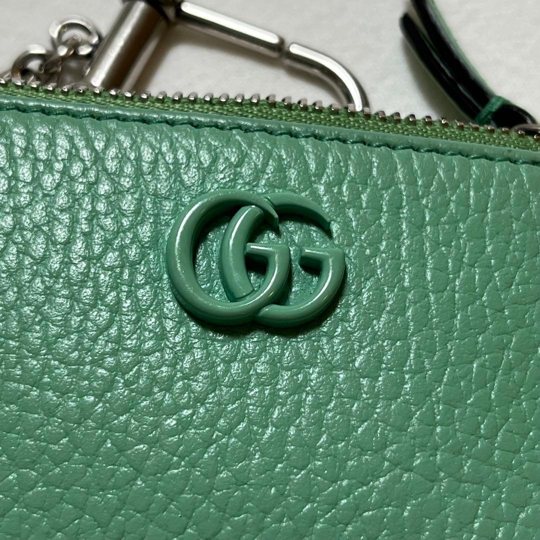 グッチ ライトグリーン キーケース