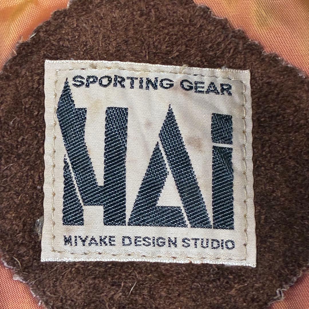 HAI SPORTING GEAR ISSEY MIYAKE レザー ブルゾン