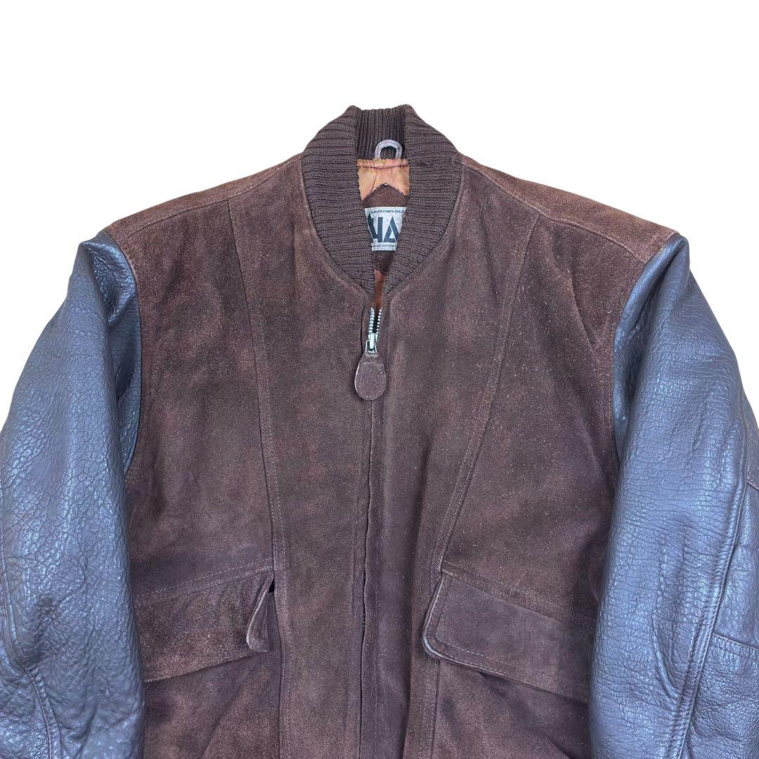 HAI SPORTING GEAR ISSEY MIYAKE レザー ブルゾン