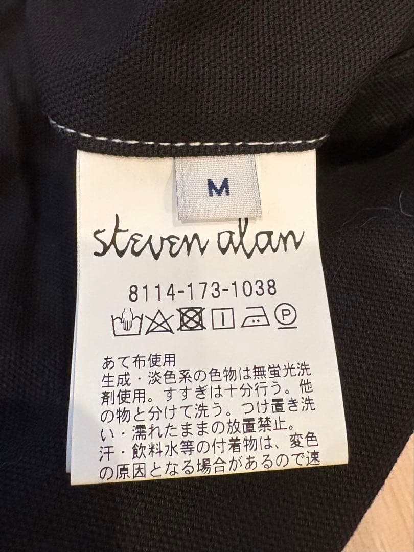 連休セール　新品未使用　 Steven alanワイドテーパードチノパン