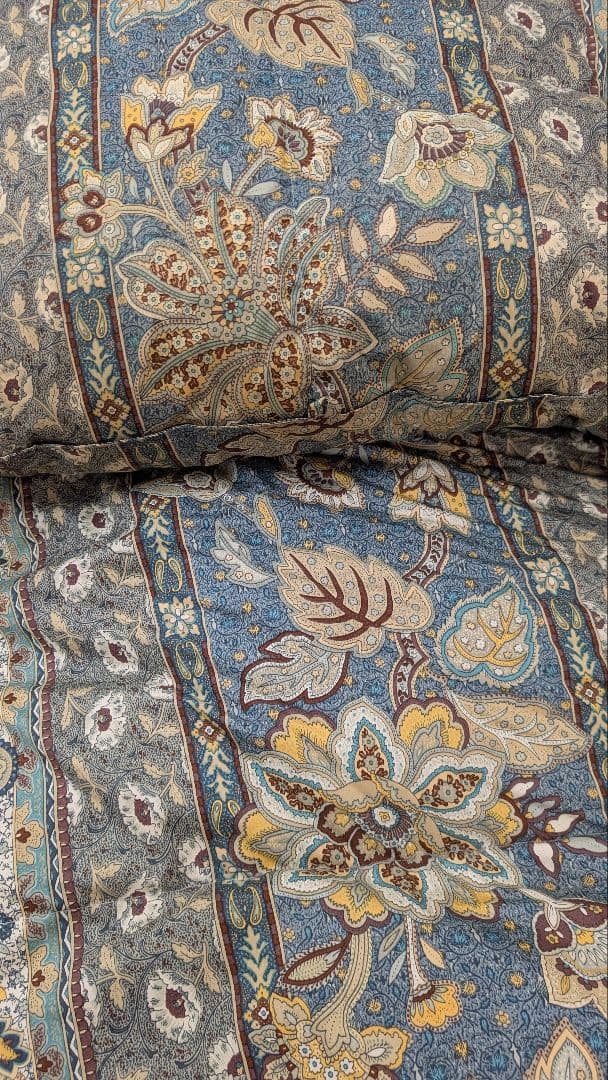 羽毛布団　フランス産マザーホワイトダウン93% 1.3kg　2層キルト　京都金桝