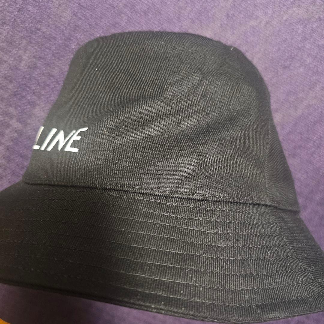 CELINE セリーヌ バケット ハット S 黒　タグ有