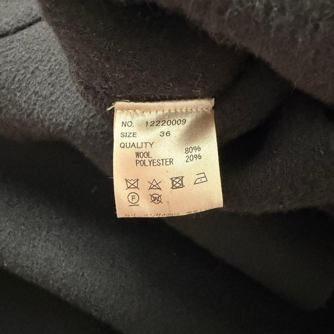 近年モデル✨TODAYFUL wool over coat ブラック　36