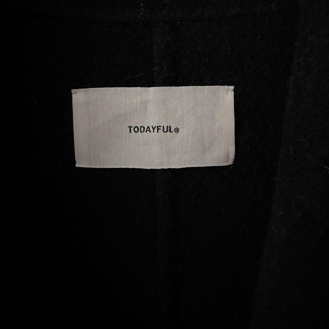 近年モデル✨TODAYFUL wool over coat ブラック　36