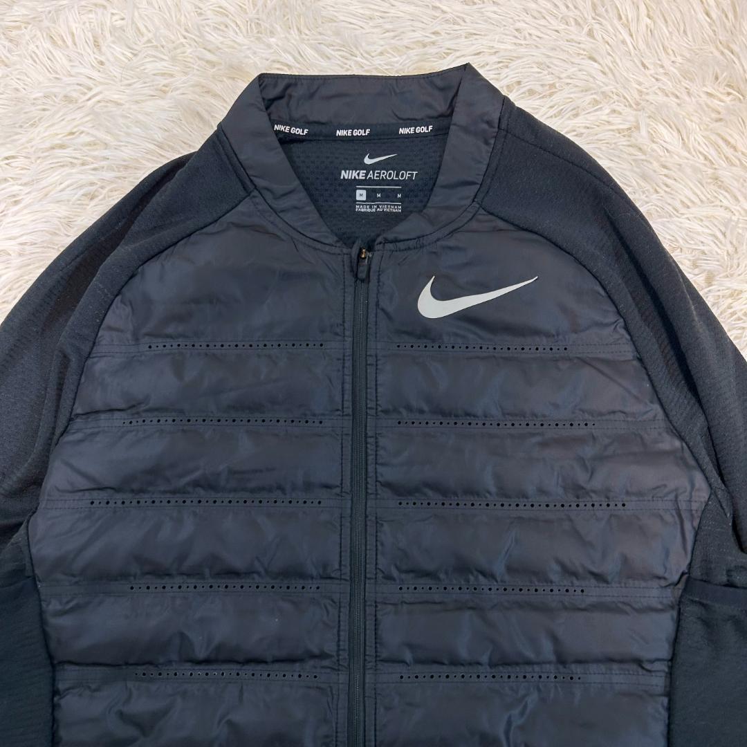 人気　NIKE GOLF　ナイキゴルフ　ナイロンジャケット　エアロロフト　M