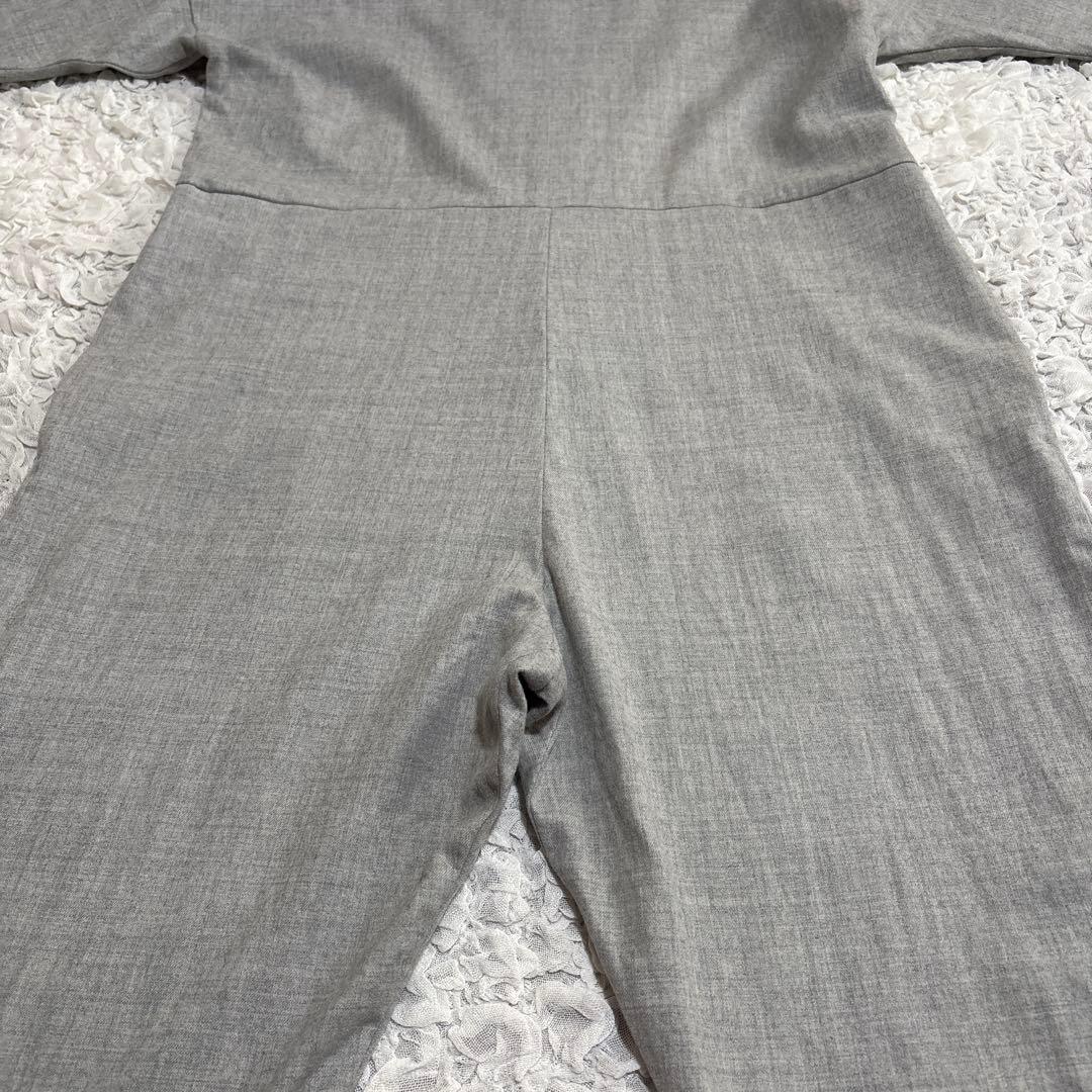 エンフォルド 4.2万円　リボンベルト オールインワン ジャンプスーツ ウール