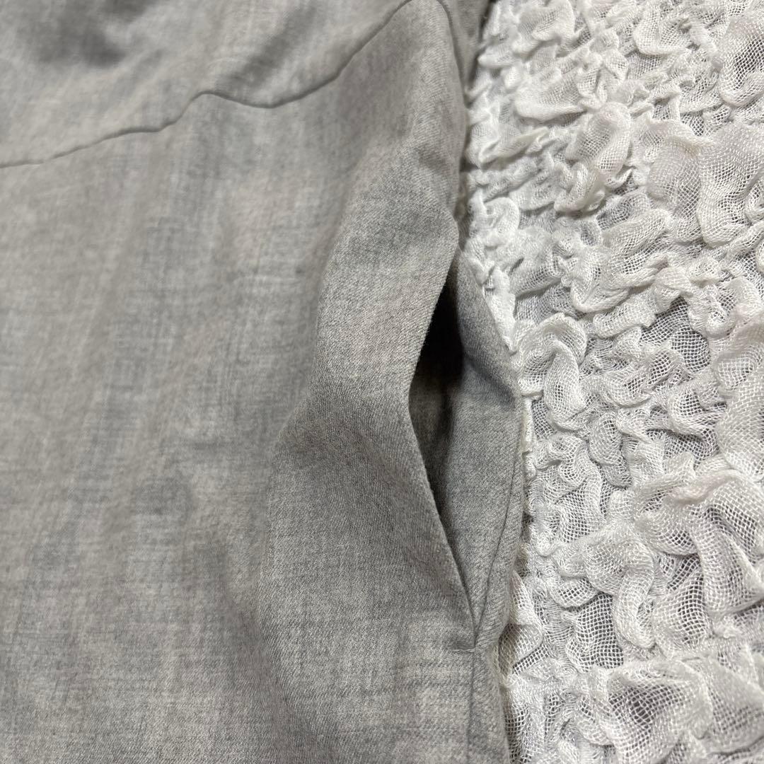 エンフォルド 4.2万円　リボンベルト オールインワン ジャンプスーツ ウール