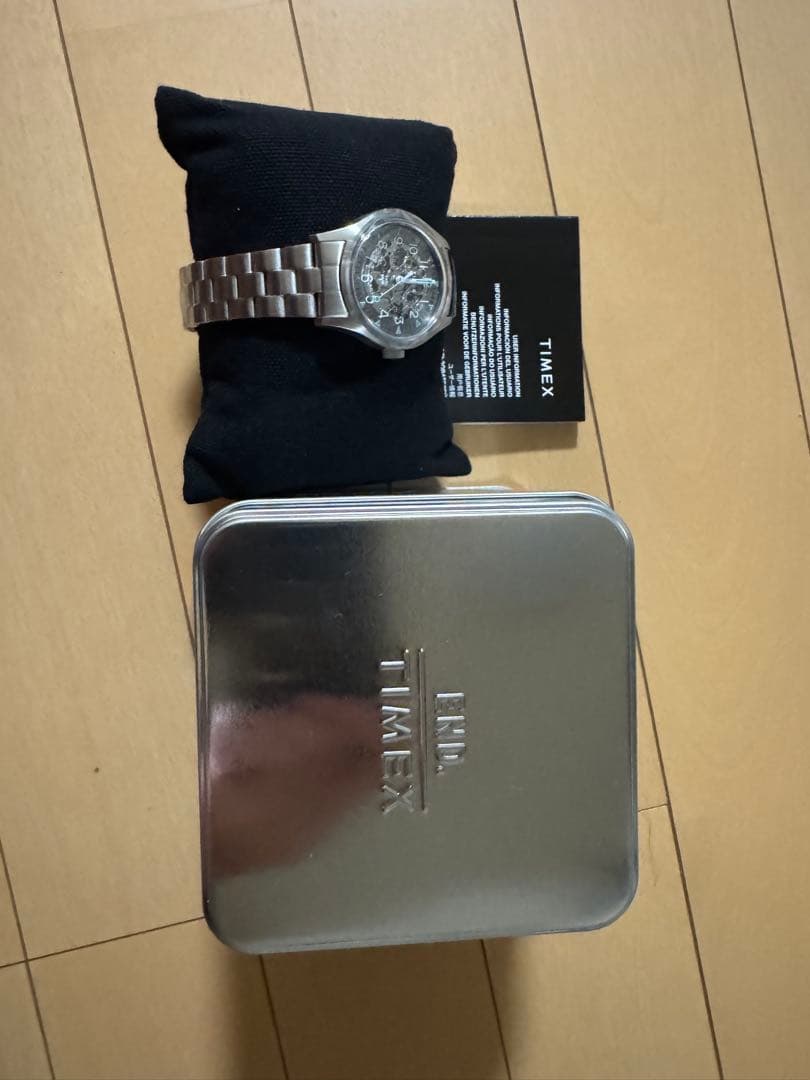 新品定価以下　END×TIMEX スケルトン ステンレススチール　別注