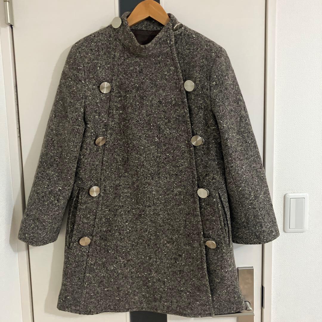 ヒステリックス　ダブルボタン ツイードコート