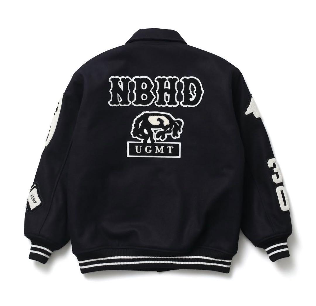 NEIGHBORHOOD STADIUM JACKET-XLオールメルトン