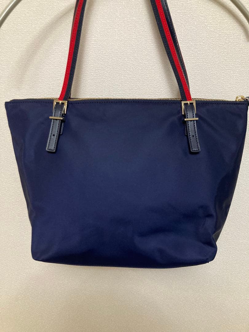 【美品】　kate spade ネイビー ショルダーバッグ