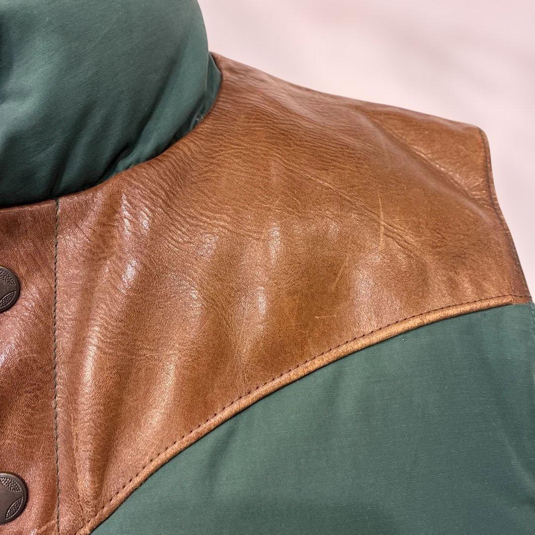 Polo Ralph Lauren ラルフローレン　牛革ダウンベスト M