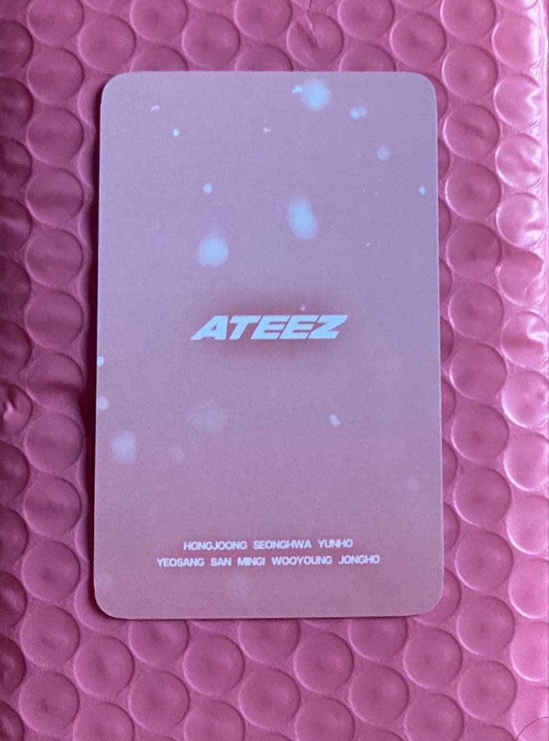 ateez ユノ　MBC 歌謡大祭典　サノク　トレカ