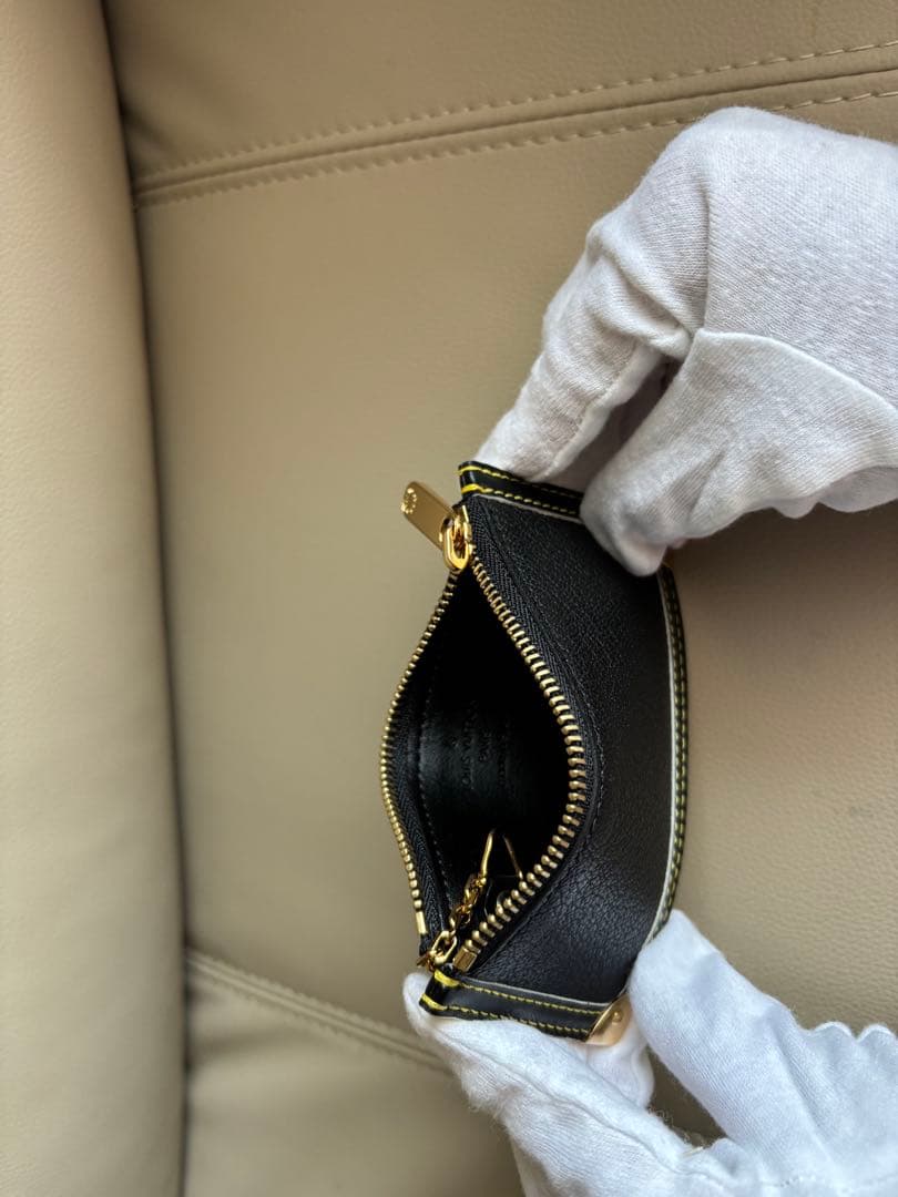 ルイビィトン　キーケース　カードケース　未使用　黒　やぎ革　付属品完備