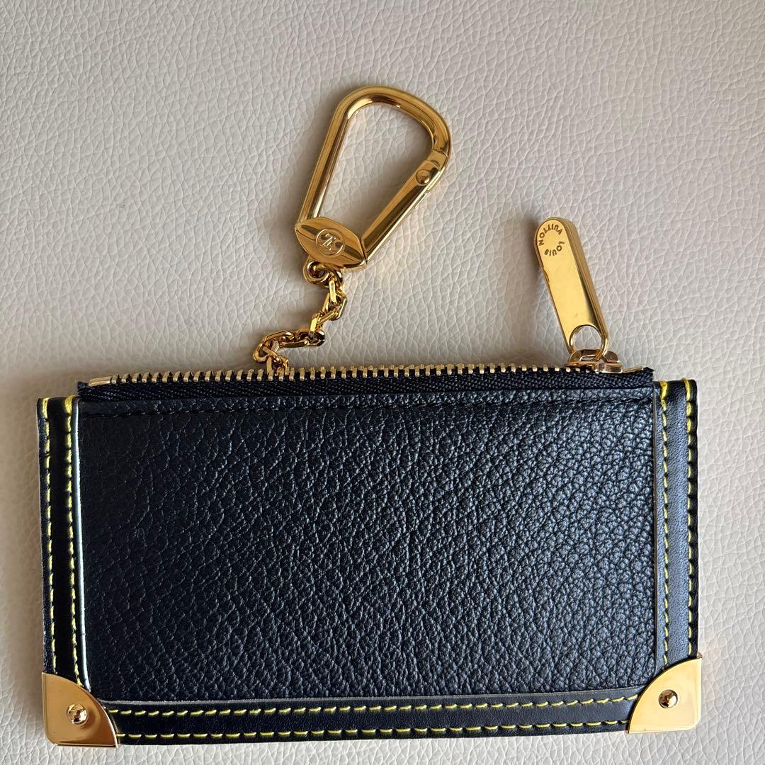 ルイビィトン　キーケース　カードケース　未使用　黒　やぎ革　付属品完備