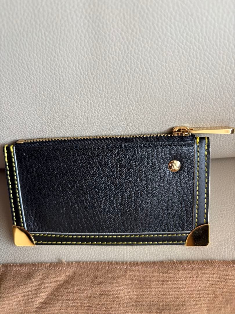 ルイビィトン　キーケース　カードケース　未使用　黒　やぎ革　付属品完備