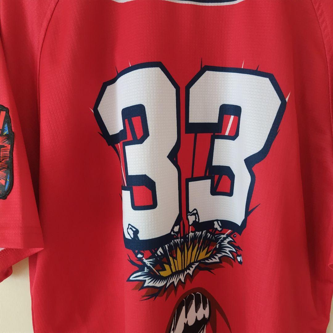 最終価格【アレンジ品】広島東洋カープ バリバリバリユニフォーム 菊池涼介選手 L