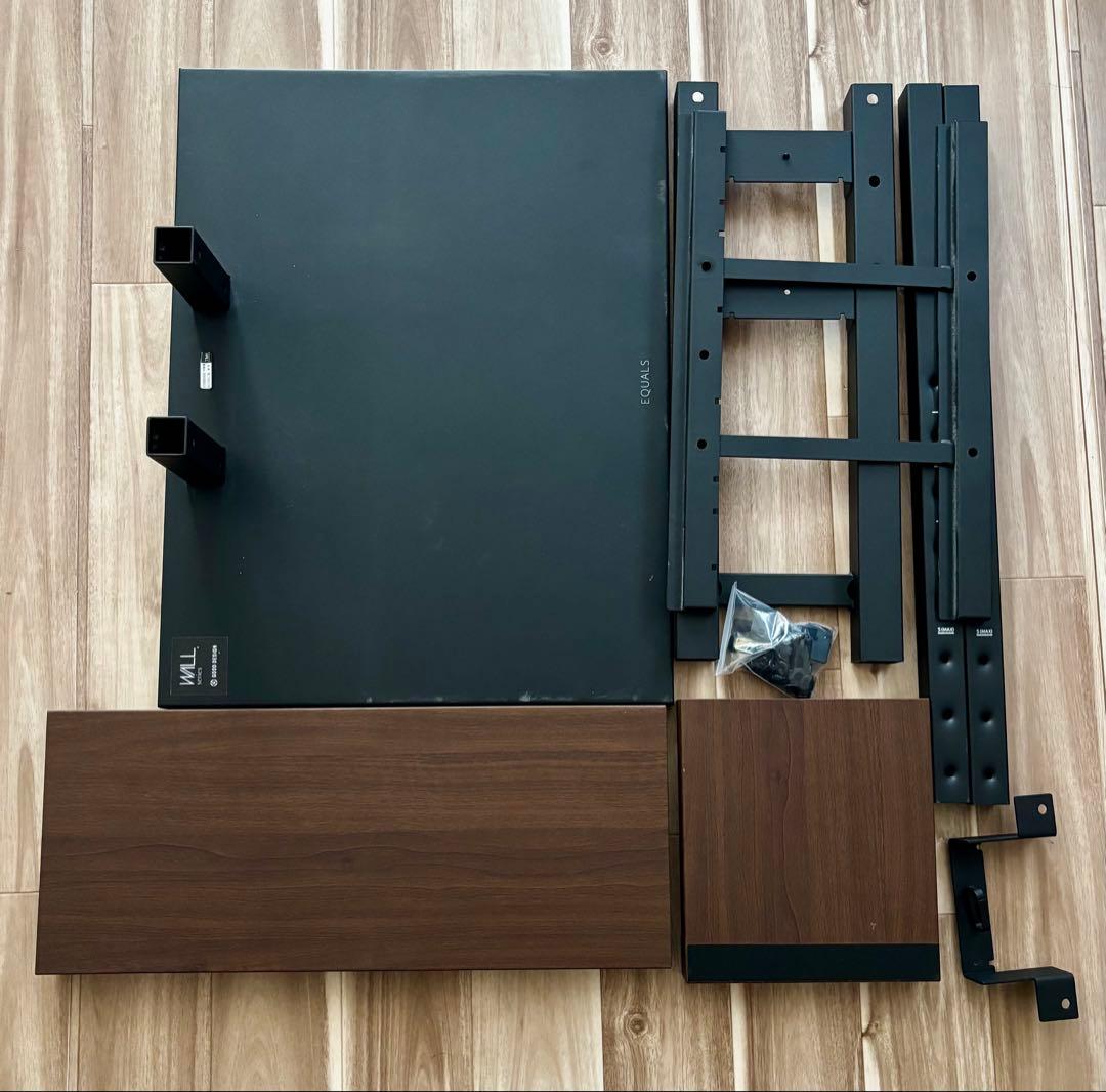EQUALS テレビスタンド WALL V2 LOW TYPE ウォールナット