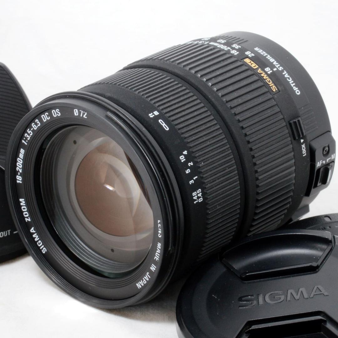 ⭐️良品⭐️SIGMA 18-200mm F3.5-6.3 DC OS キャノン