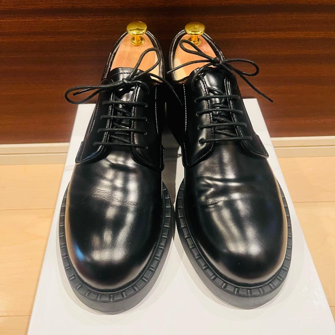 PRADA プラダ ブラッシュドレザー ポストマンシューズ DNC713