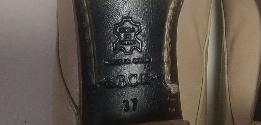 フラメンコシューズ ベージュ 37 ベゴーニャセルベラ