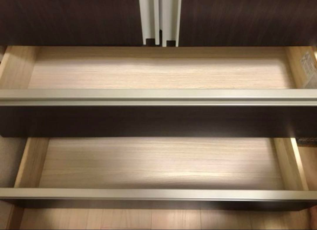 ニトリ　ワードローブ　タンス２段