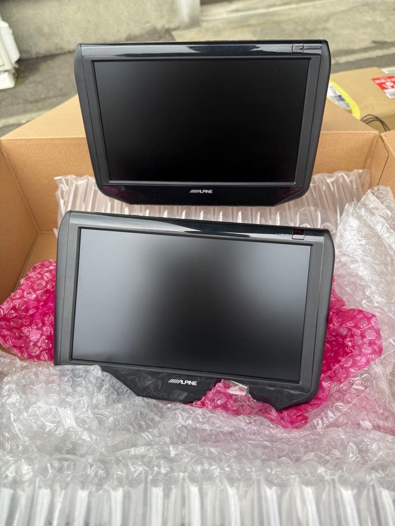 ALPINE ヘッドレストモニター SSA9ST 9インチ 2台セット