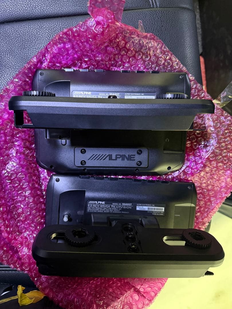 ALPINE ヘッドレストモニター SSA9ST 9インチ 2台セット