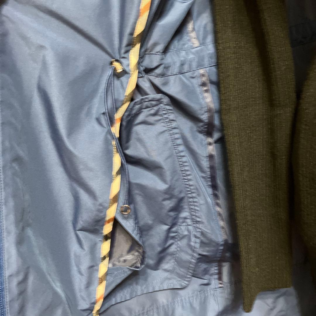 DAKS フード付きトレンチコート サイズ42 ネイビー