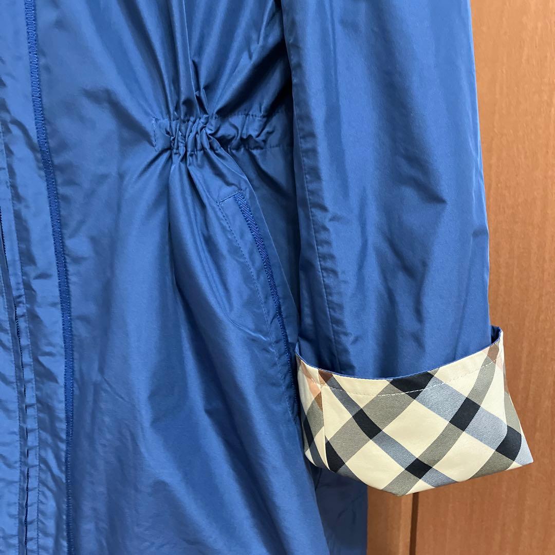 DAKS フード付きトレンチコート サイズ42 ネイビー