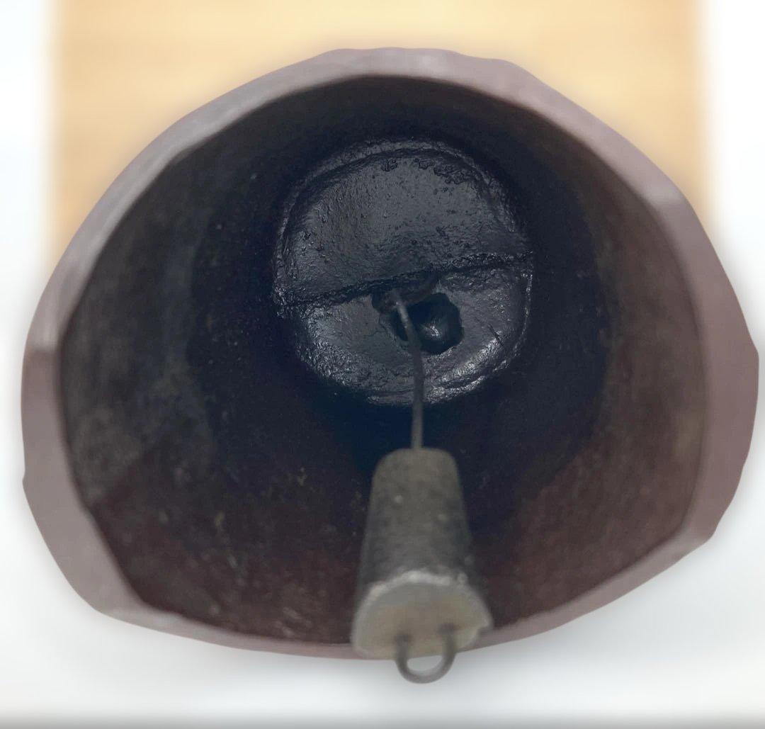 南部鉄器　鈴木盛久工房　南部砂鉄鈴　手振り鈴　卓鈴/未使用品